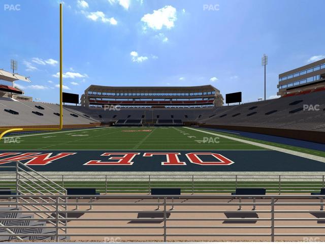 Vaught Hemingway Stadium - Section Student N 5 Seat View