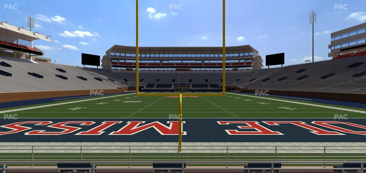 Vaught Hemingway Stadium - Section Student N 6 Seat View
