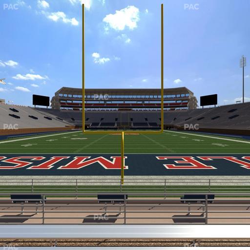 Vaught Hemingway Stadium - Section Student N 6 Seat View