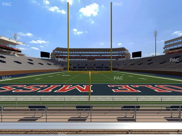Vaught Hemingway Stadium - Section Student N 6 Seat View