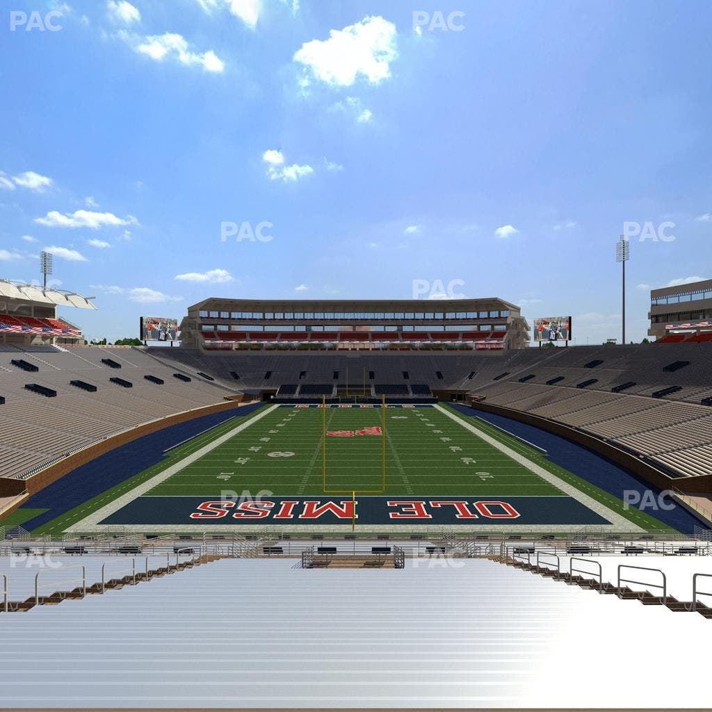 Vaught Hemingway Stadium - Section Student N 6 Seat View