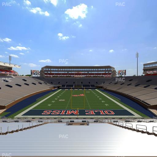 Vaught Hemingway Stadium - Section Student N 6 Seat View
