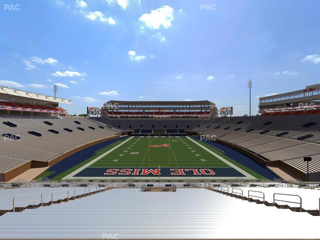 Vaught Hemingway Stadium - Section Student N 6 Seat View