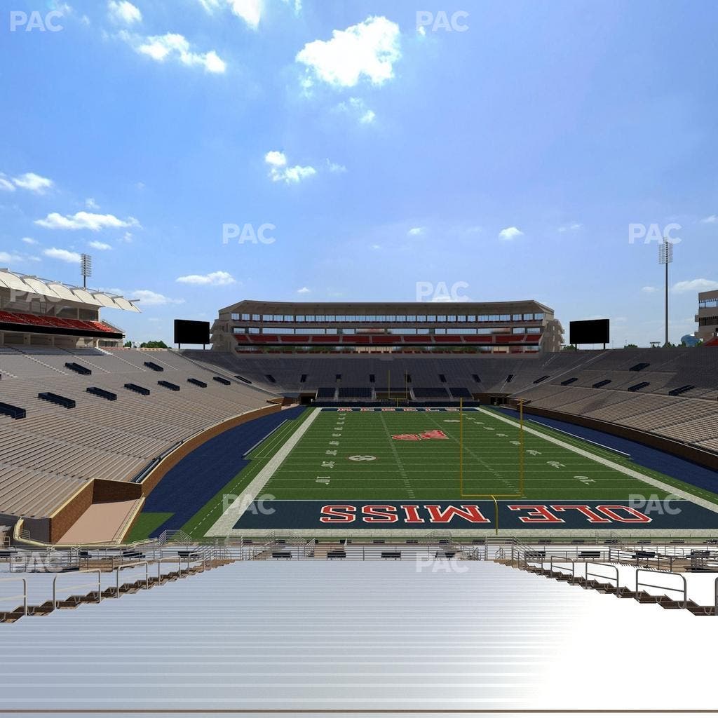 Vaught Hemingway Stadium - Section Student N 7 Seat View