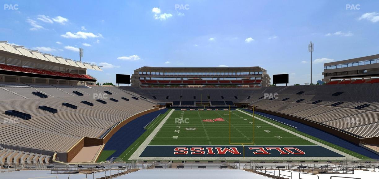 Vaught Hemingway Stadium - Section Student N 7 Seat View