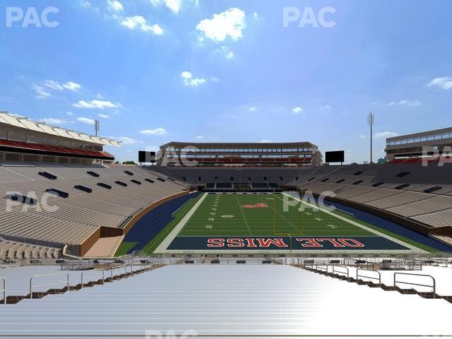 Vaught Hemingway Stadium - Section Student N 7 Seat View