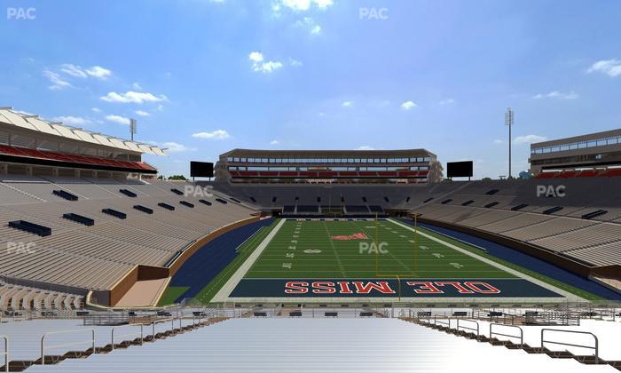 Vaught Hemingway Stadium - Section Student N 7 Seat View