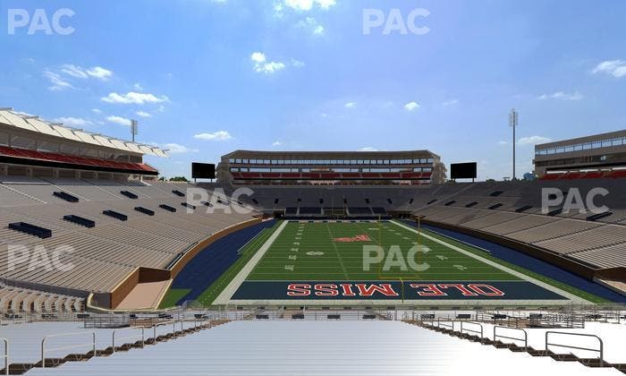 Vaught Hemingway Stadium - Section Student N 7 Seat View