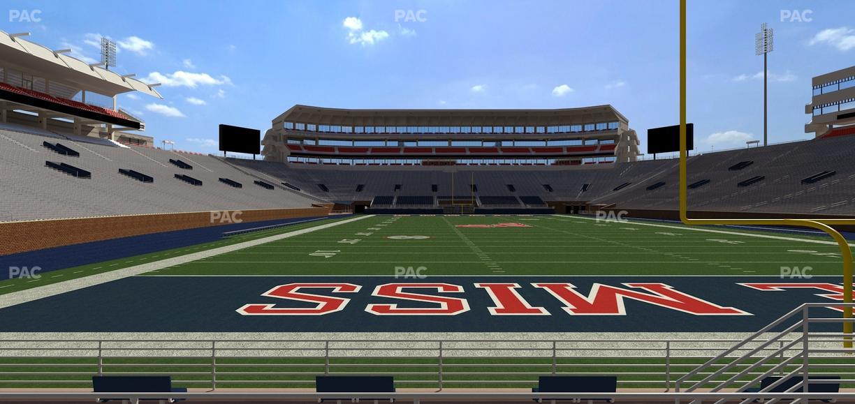 Vaught Hemingway Stadium - Section Student N 7 Seat View