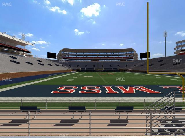 Vaught Hemingway Stadium - Section Student N 7 Seat View