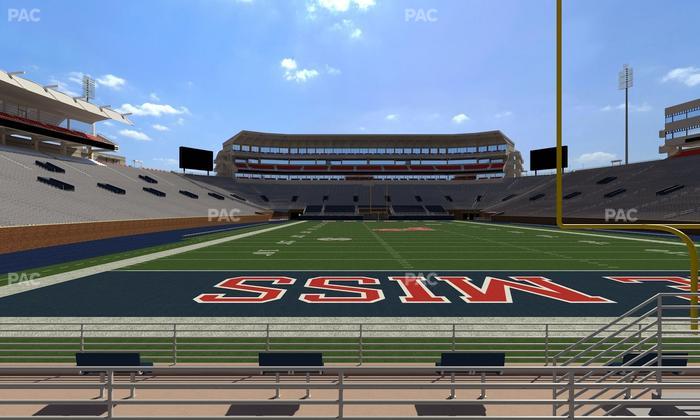 Vaught Hemingway Stadium - Section Student N 7 Seat View