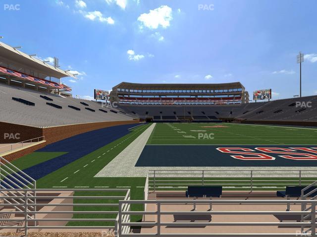 Vaught Hemingway Stadium - Section Student N 8 Seat View