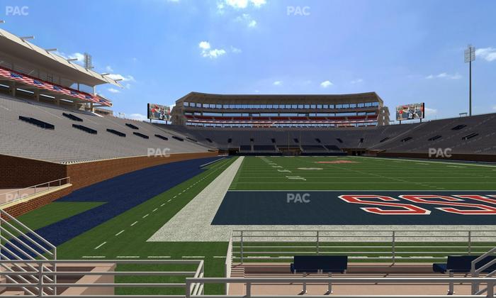 Vaught Hemingway Stadium - Section Student N 8 Seat View