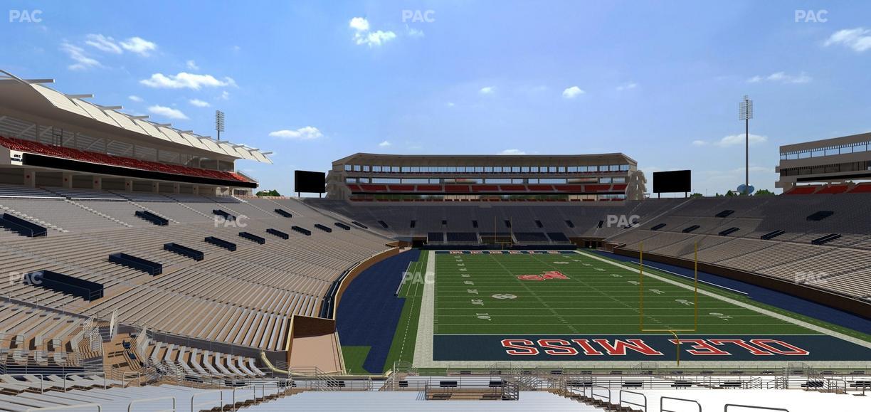 Vaught Hemingway Stadium - Section Student N 8 Seat View