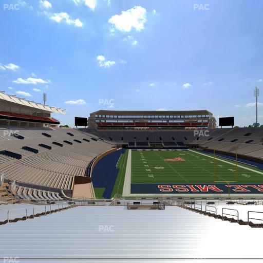 Vaught Hemingway Stadium - Section Student N 8 Seat View