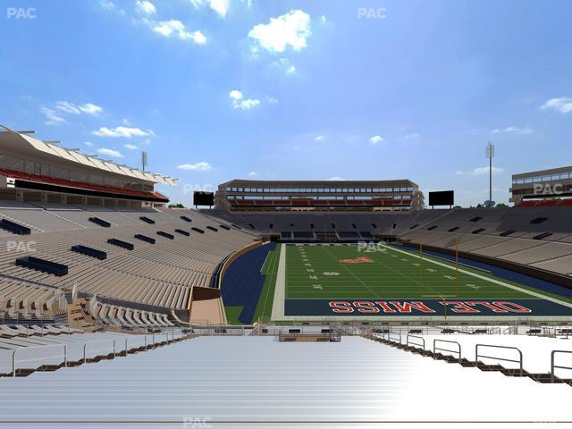 Vaught Hemingway Stadium - Section Student N 8 Seat View