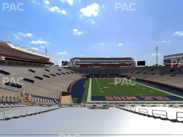 Vaught Hemingway Stadium - Section Student N 8 Seat View