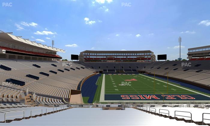 Vaught Hemingway Stadium - Section Student N 8 Seat View