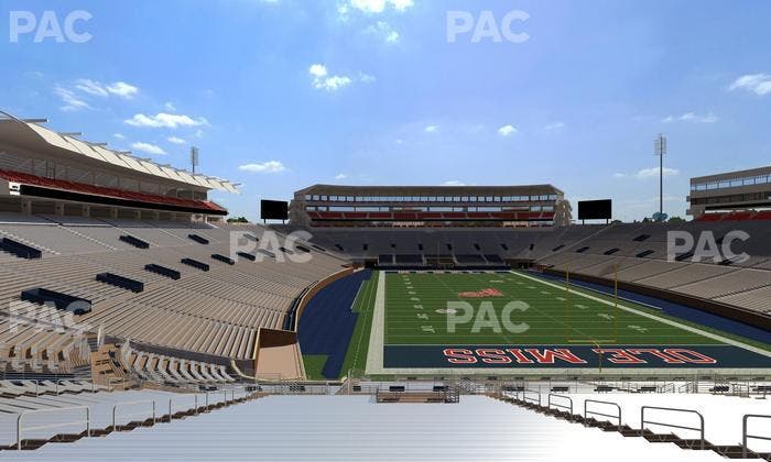 Vaught Hemingway Stadium - Section Student N 8 Seat View