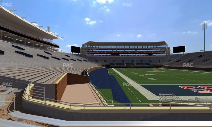 Vaught Hemingway Stadium - Section Student N 9 Seat View