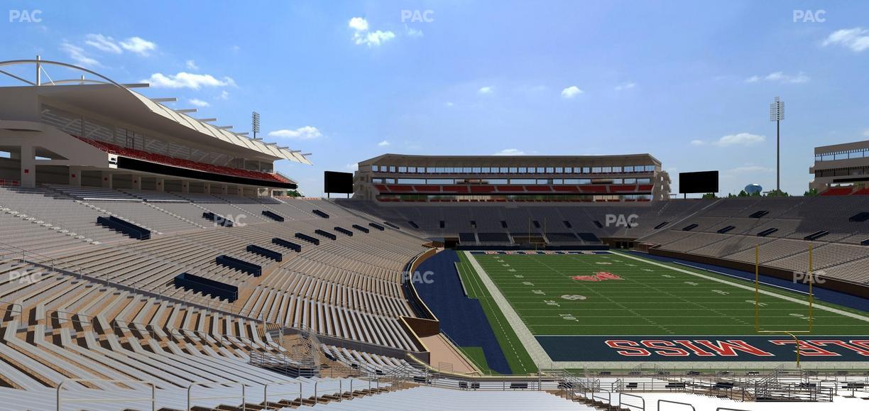 Vaught Hemingway Stadium - Section Student N 9 Seat View