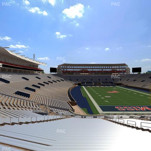 Vaught Hemingway Stadium - Section Student N 9 Seat View