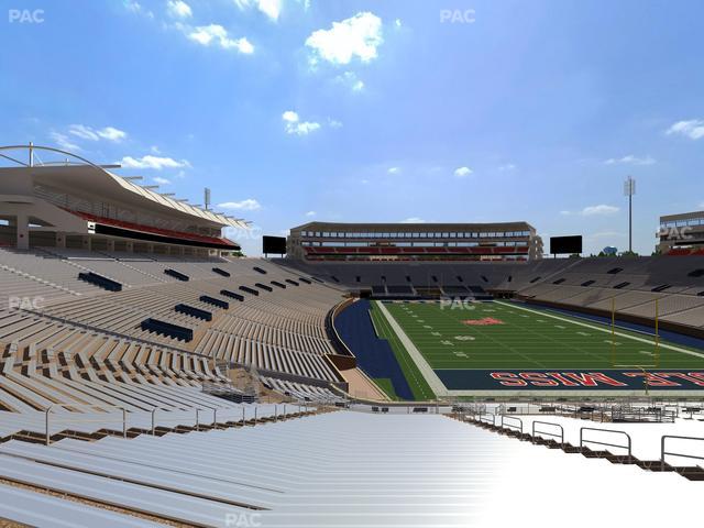 Vaught Hemingway Stadium - Section Student N 9 Seat View