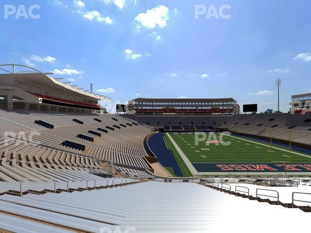 Vaught Hemingway Stadium - Section Student N 9 Seat View