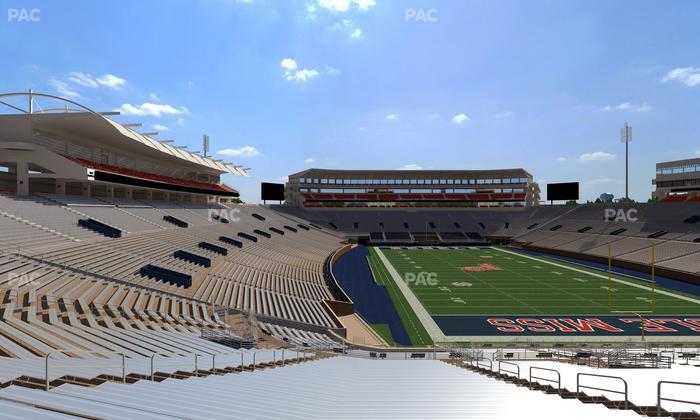 Vaught Hemingway Stadium - Section Student N 9 Seat View