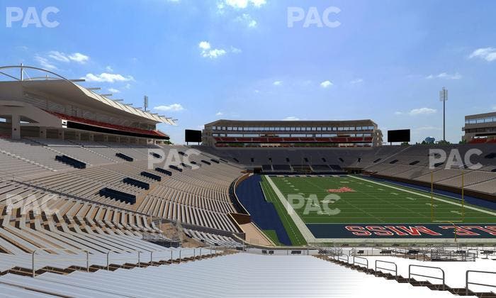 Vaught Hemingway Stadium - Section Student N 9 Seat View