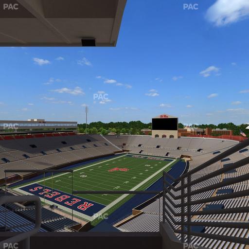 Vaught Hemingway Stadium - Section Upper South Suites Seat View
