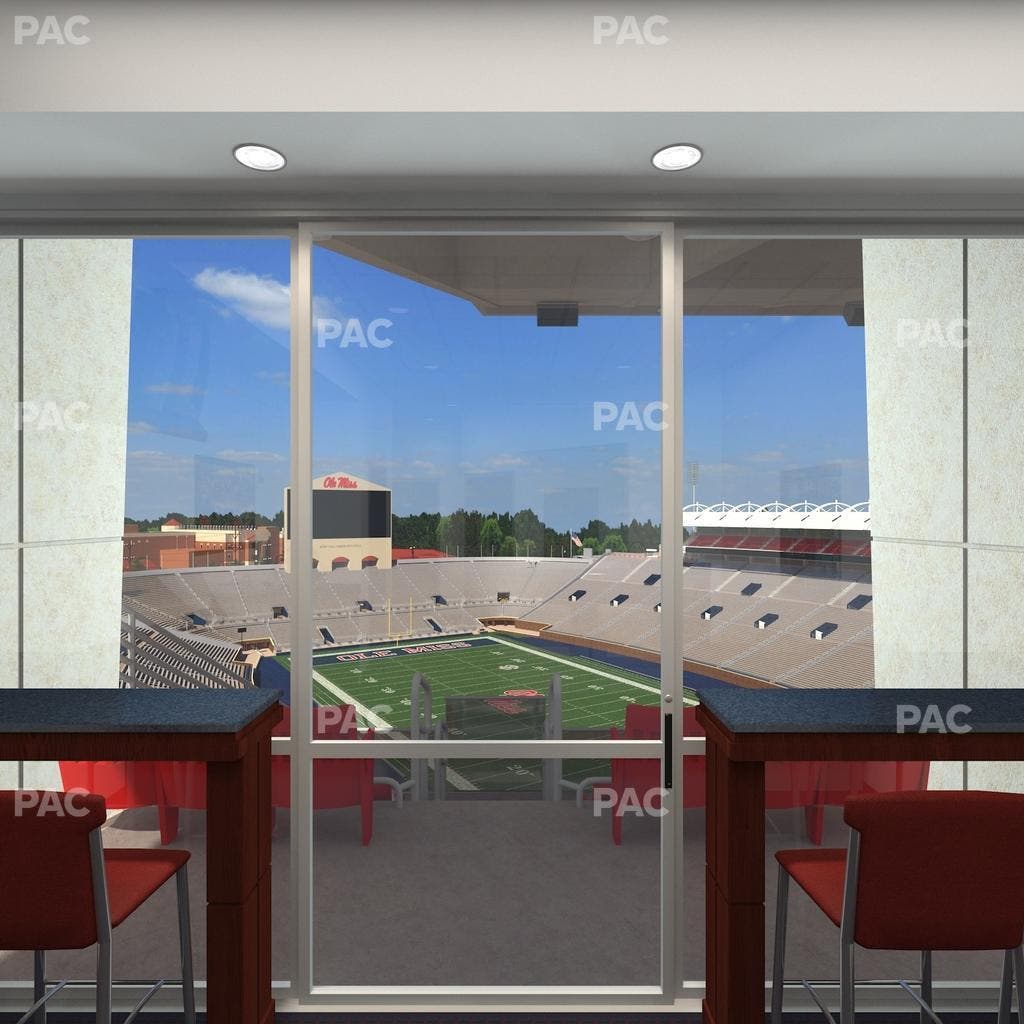 Vaught Hemingway Stadium - Section Upper South Suites Seat View