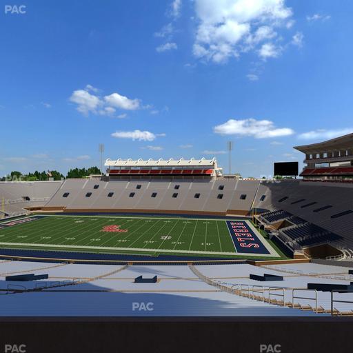 Vaught Hemingway Stadium - Section West Chairbacks 1 Seat View
