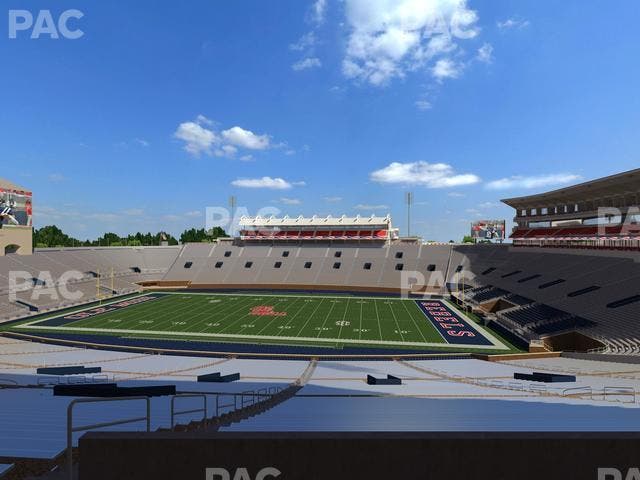 Vaught Hemingway Stadium - Section West Chairbacks 2 Seat View