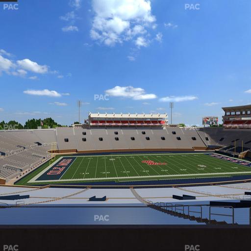 Vaught Hemingway Stadium - Section West Chairbacks 8 Seat View