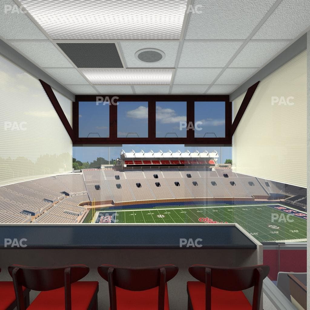 Vaught Hemingway Stadium - Section West Suites Seat View