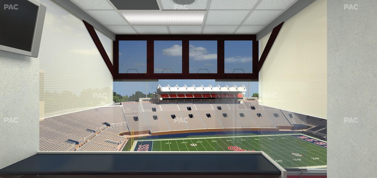Vaught Hemingway Stadium - Section West Suites Seat View