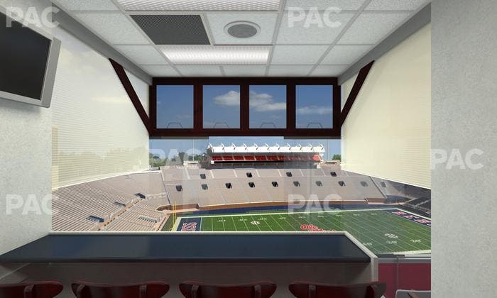 Vaught Hemingway Stadium - Section West Suites Seat View