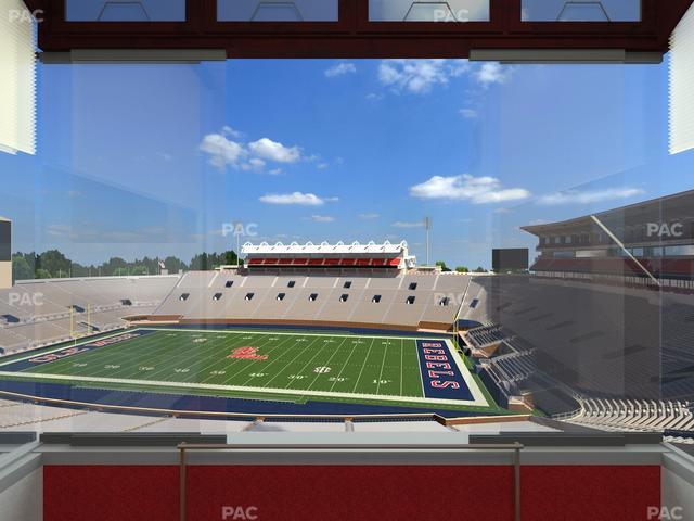Vaught Hemingway Stadium - Section West Suites Seat View