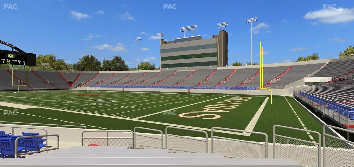 War Memorial Stadium (Little Rock) - Section 1 Seat View