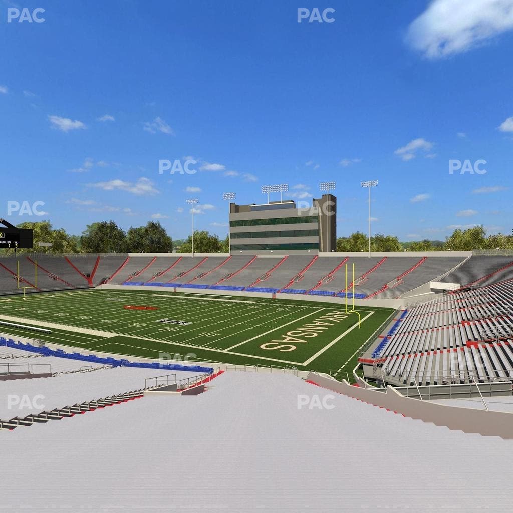 War Memorial Stadium (Little Rock) - Section 1 Seat View