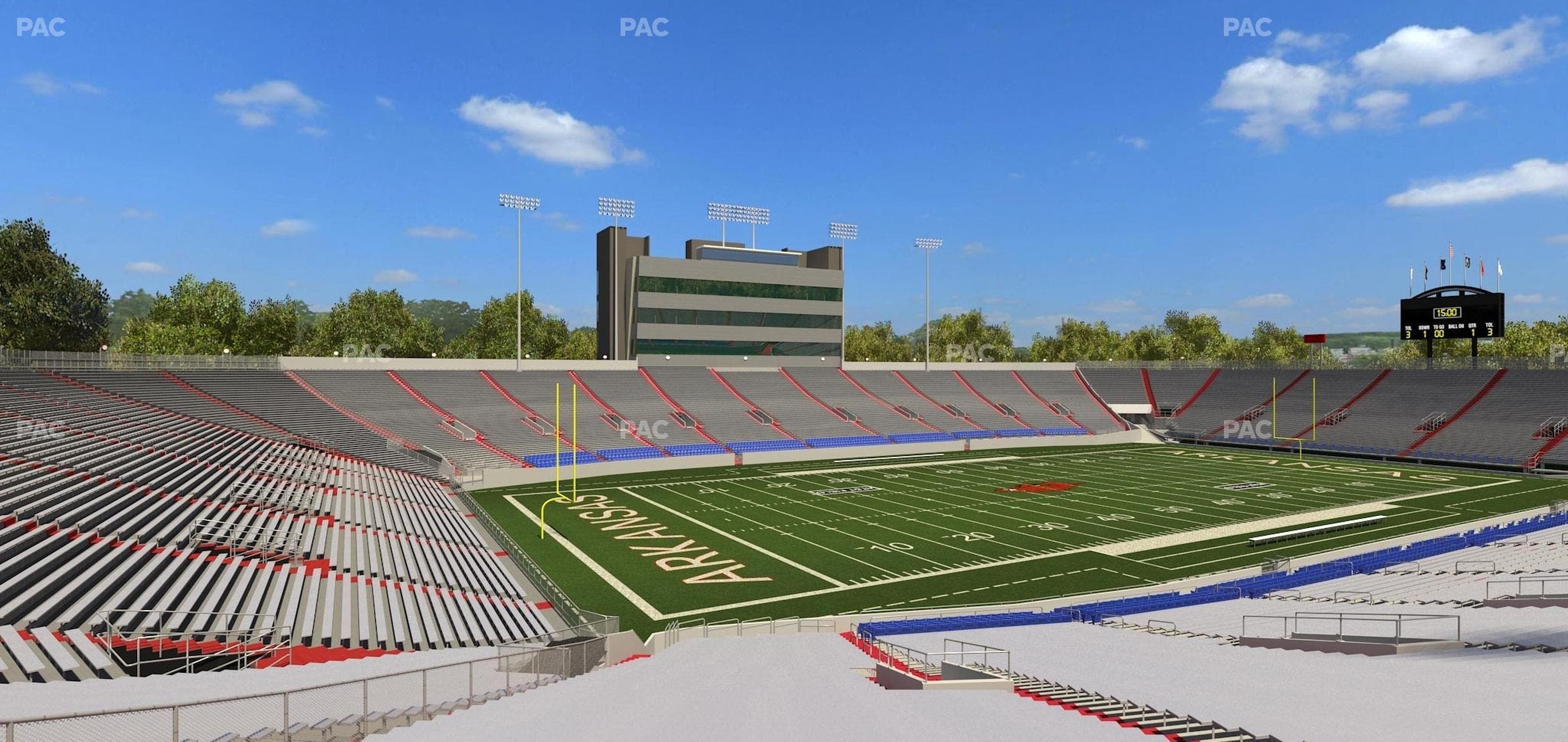 War Memorial Stadium (Little Rock) - Section 11 Seat View