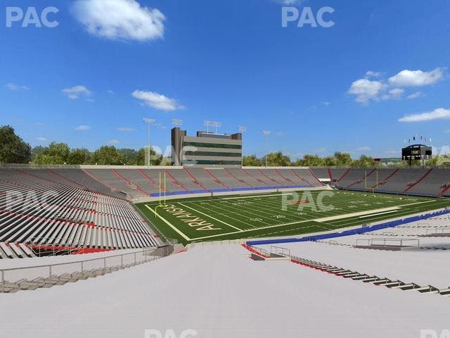 War Memorial Stadium (Little Rock) - Section 11 Seat View