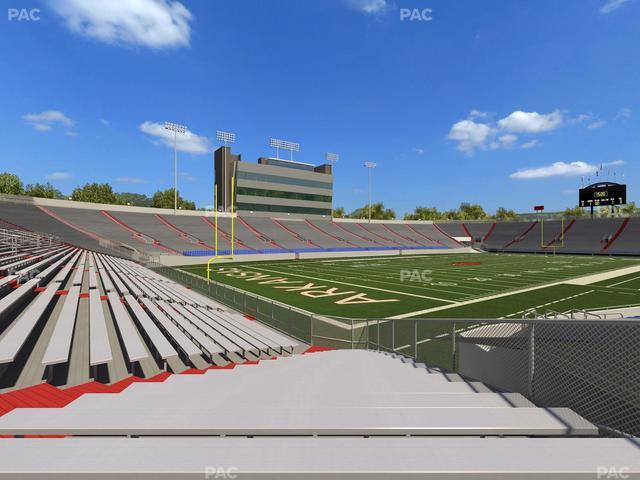 War Memorial Stadium (Little Rock) - Section 12 Seat View