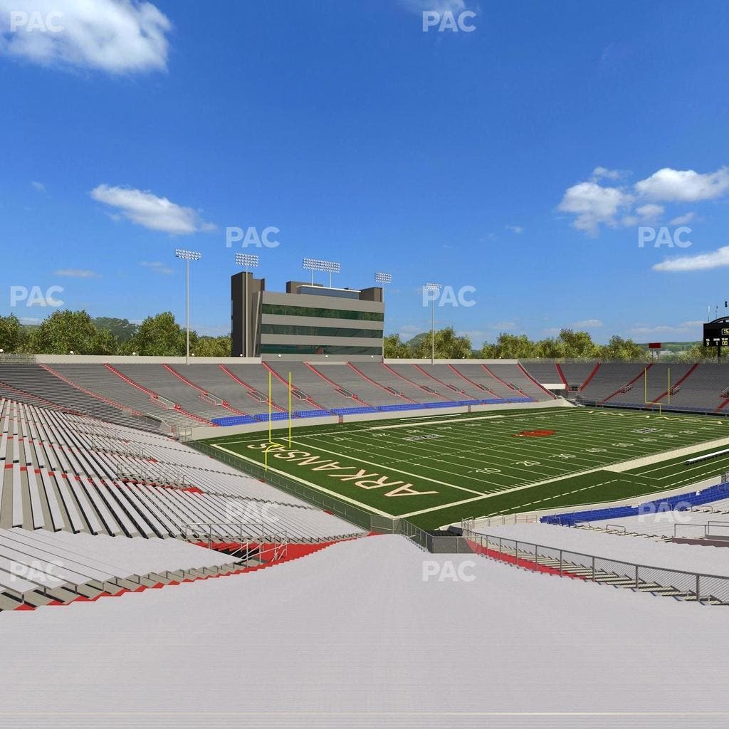 War Memorial Stadium (Little Rock) - Section 12 Seat View
