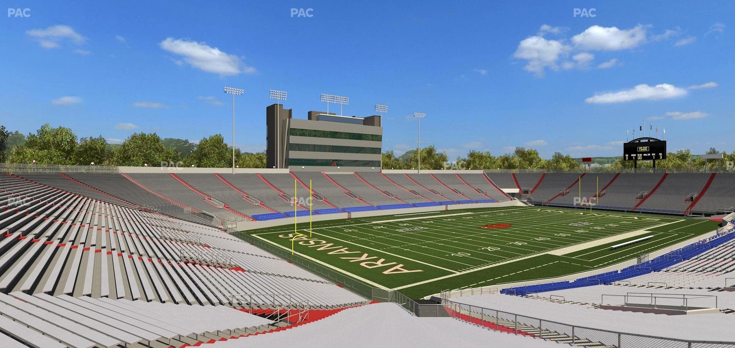 War Memorial Stadium (Little Rock) - Section 12 Seat View