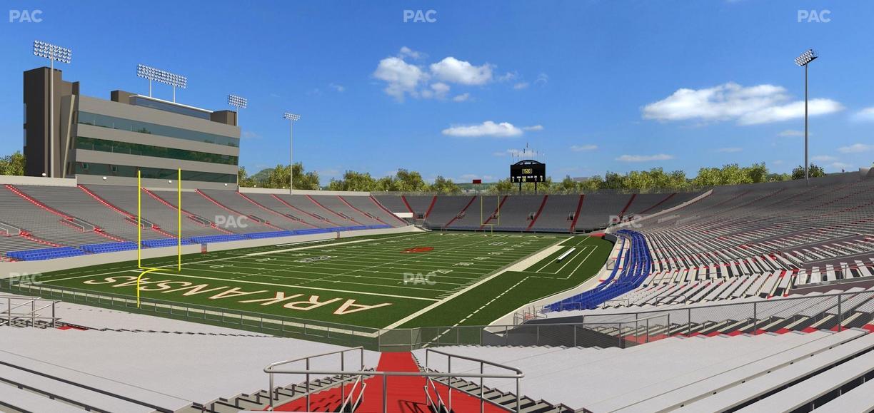 War Memorial Stadium (Little Rock) - Section 13 Seat View