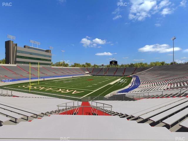 War Memorial Stadium (Little Rock) - Section 13 Seat View
