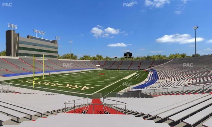 War Memorial Stadium (Little Rock) - Section 13 Seat View