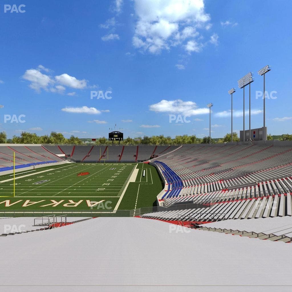 War Memorial Stadium (Little Rock) - Section 14 Seat View